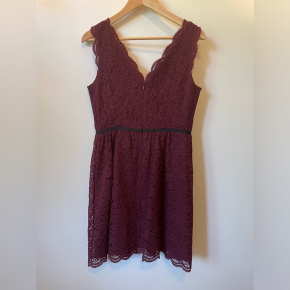 Loft Lace Overlay Cocktail Dress - Picture 3 of 7